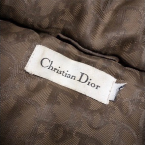 Vintage CHRISTIAN DIOR Monogram Trotter Puffer Coat Jacket Parka *RARE* - Picture 16 of 16